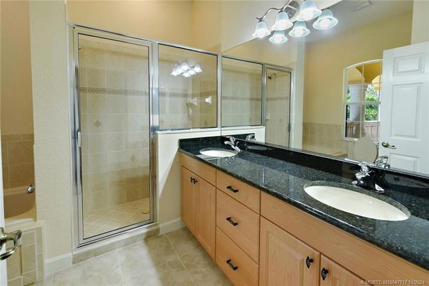 Bathroom, Dual Sink Vanities, Glass Shower, Interior