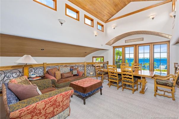 Dining room, Interior, Living room, Water, Wooden Ceilings