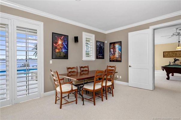 Billiard Table, Dining room, Game Room, Interior, Pendant Lights