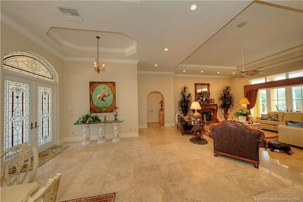 Chandelier, Interior, Living room, Recessed Lighting