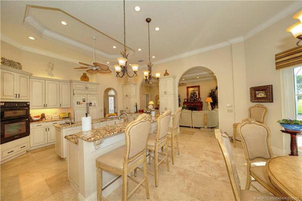 Chandelier, Interior, Kitchen, Recessed Lighting
