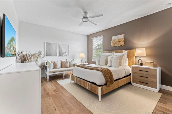 Bedroom, Interior, Wood Texture Flooring