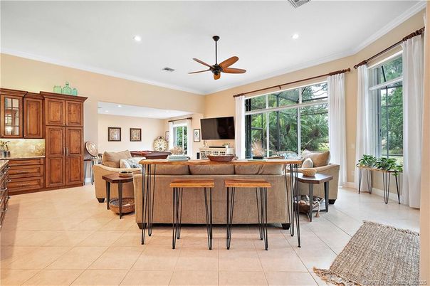 Interior, Kitchen, Living room, Recessed Lighting