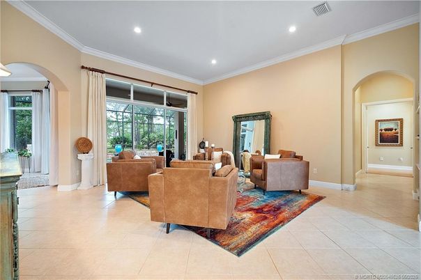 Interior, Living room, Recessed Lighting