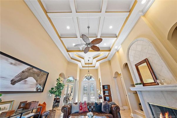 Fireplace, Interior, Living room, Recessed Lighting