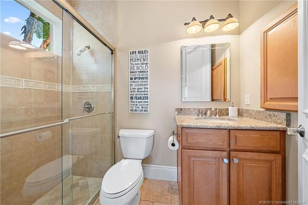 Bathroom, Glass Shower, Interior