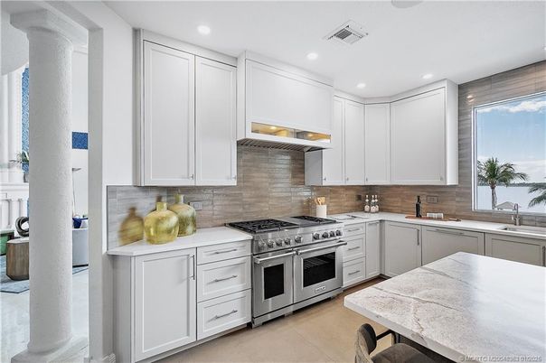Interior, Kitchen, Recessed Lighting, Stainless Steel Appliances