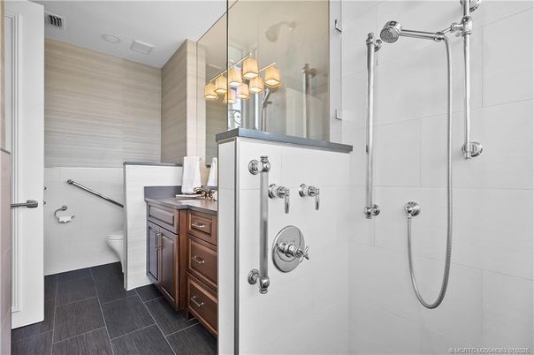 Bathroom, Glass Shower, Interior