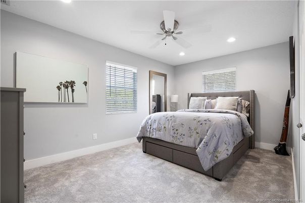 Bedroom, Interior, Recessed Lighting