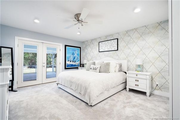 Bedroom, Interior, Recessed Lighting
