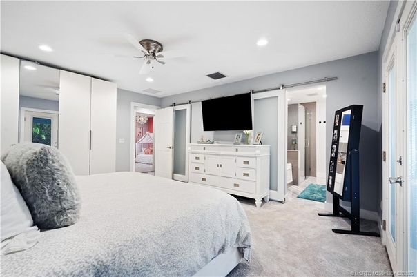 Bedroom, Interior, Recessed Lighting