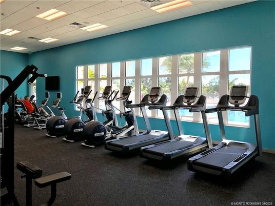 Fitness Equipment, Gym, Interior, Recessed Lighting
