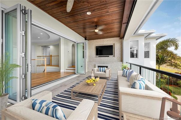 Interior, Living room, Recessed Lighting, Stone Walls, Wooden Ceilings, Wood Texture Flooring