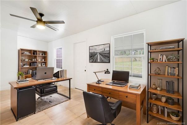 Home Office, Interior, Wood Texture Flooring