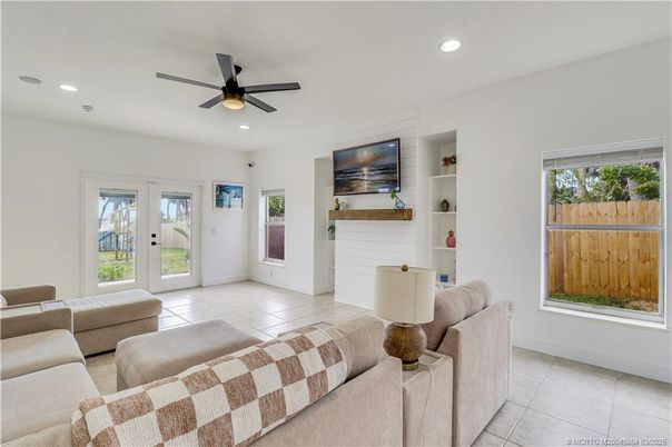 Interior, Living room, Recessed Lighting