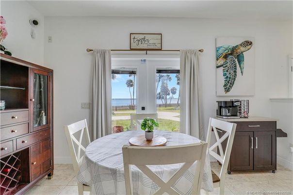 Dining room, Interior, Water