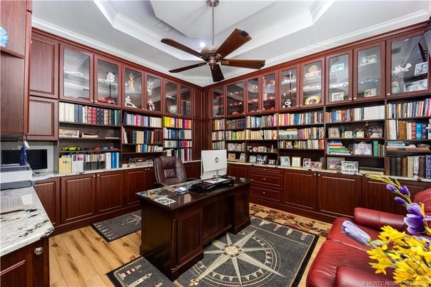 Home Office, Interior, Wood Texture Flooring