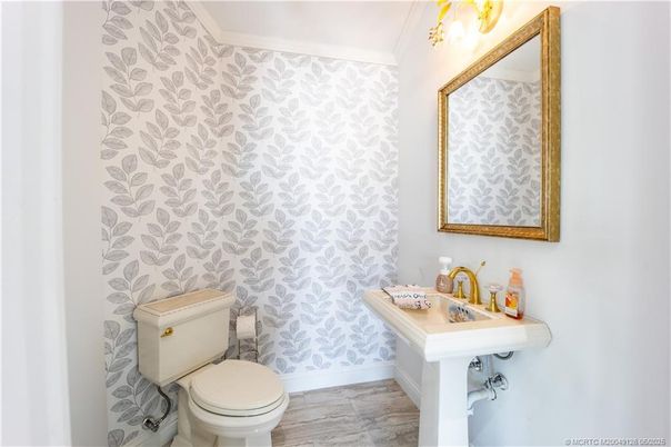 Bathroom, Interior, Wood Texture Flooring