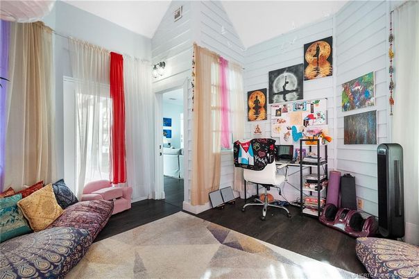 Home Office, Interior, Wood Texture Flooring