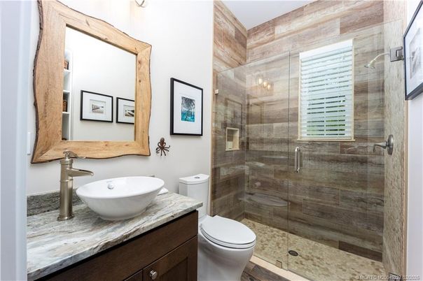 Bathroom, Glass Shower, Interior