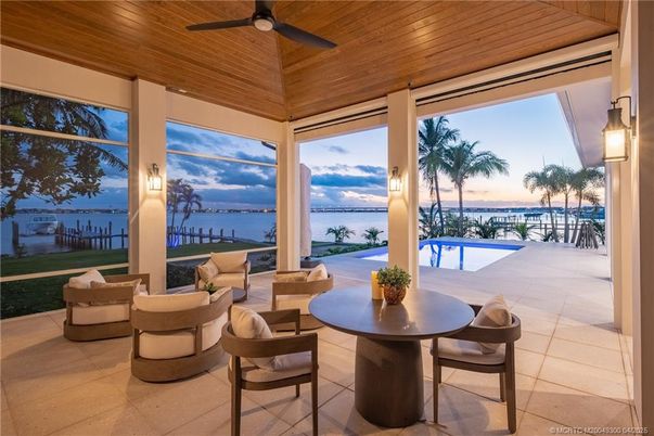 Interior, Pool, Sun Room, Water, Wooden Ceilings