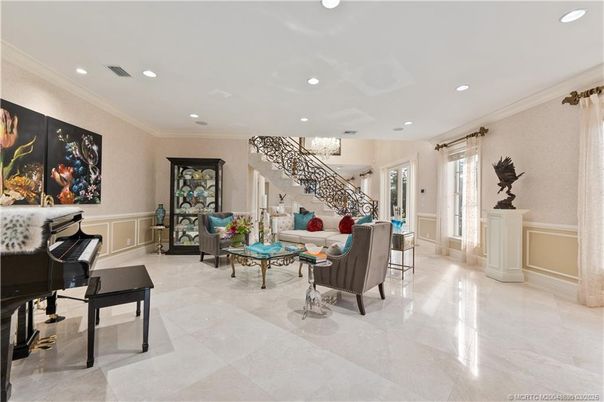 Interior, Living room, Recessed Lighting