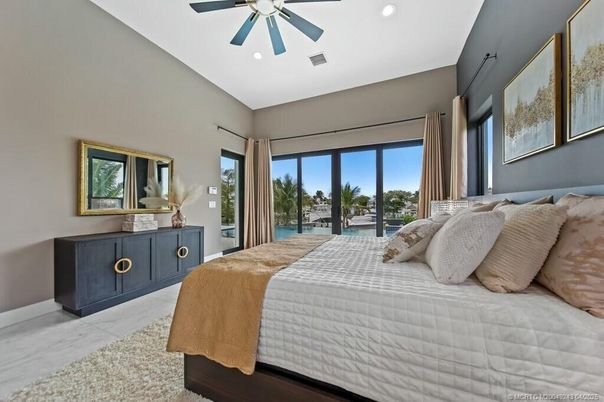 Bedroom, Interior, Recessed Lighting