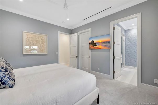 Bedroom, Interior, Recessed Lighting