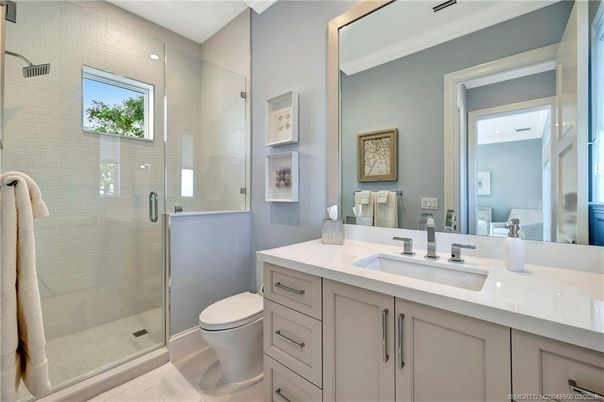 Bathroom, Glass Shower, Interior