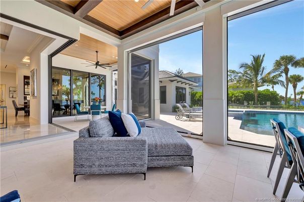 Dining room, Interior, Pool, Sun Room, Wooden Ceilings
