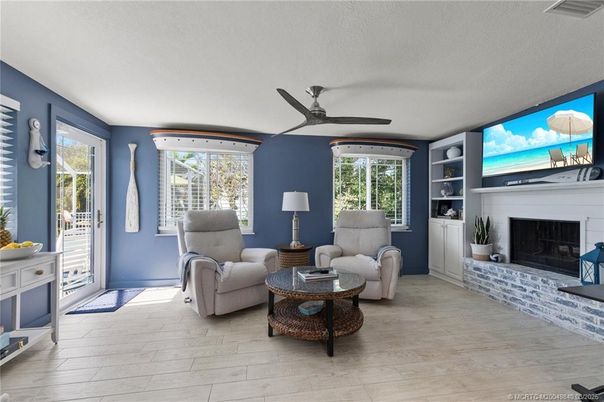 Fireplace, Interior, Living room, Wood Texture Flooring