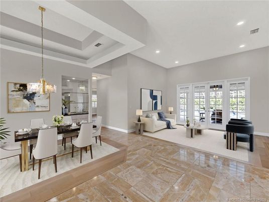 Chandelier, Dining room, Interior, Pendant Lights, Recessed Lighting