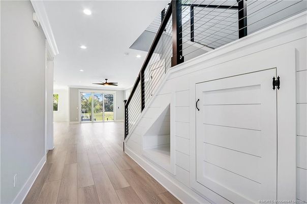 Interior, Recessed Lighting, Wood Texture Flooring