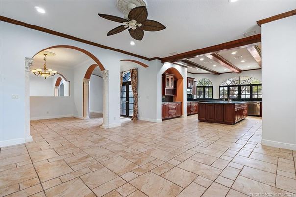 Chandelier, Interior, Recessed Lighting