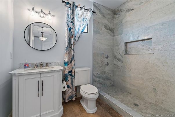 Bathroom, Interior, Marble Walls