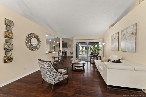 Dining room, Interior, Living room, Pendant Lights, Wood Texture Flooring