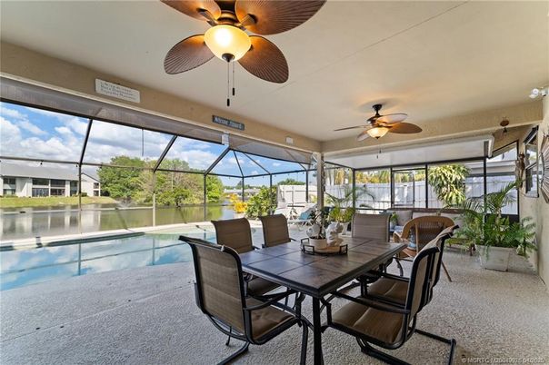 Dining room, Glass Ceilings, Interior, Pool, Sun Room, Water