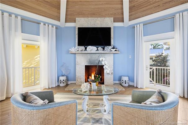 Fireplace, Interior, Living room, Wooden Ceilings, Wood Texture Flooring