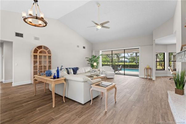 Chandelier, Interior, Living room, Wood Texture Flooring