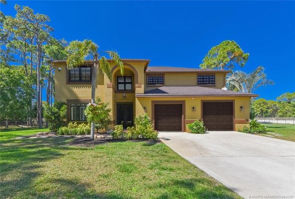 Attached, Backyard, Exterior, Facade, Mediterranean