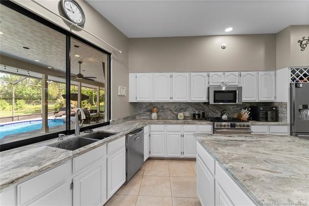 Interior, Kitchen, Recessed Lighting, Stainless Steel Appliances