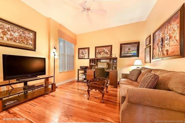 Home Office, Interior, Wood Texture Flooring