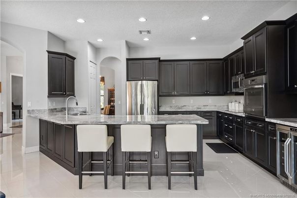 Interior, Kitchen, Recessed Lighting, Stainless Steel Appliances