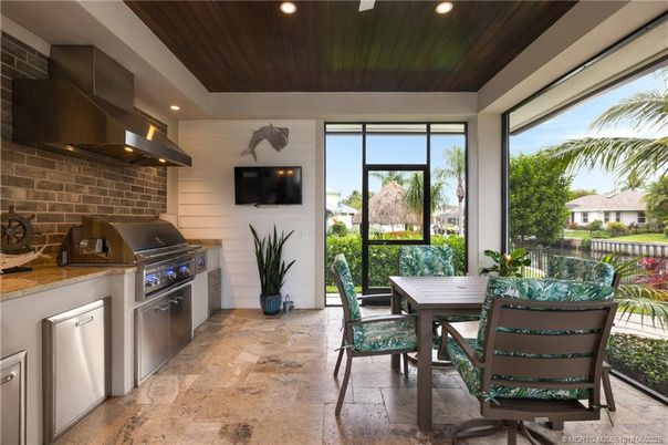 Exterior, Interior, Recessed Lighting, Stone Walls
