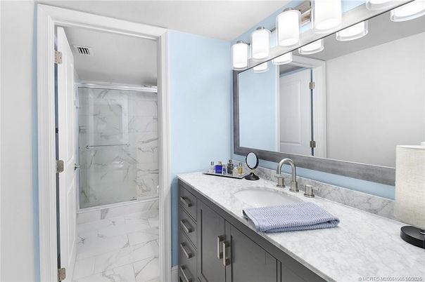 Bathroom, Glass Shower, Interior, Marble, Marble Walls