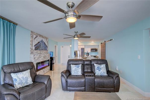 Fireplace, Interior, Kitchen, Living room