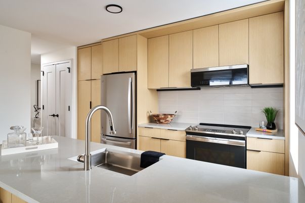 Interior, Kitchen, Recessed Lighting, Stainless Steel Appliances