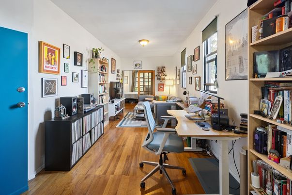 Home Office, Interior, Wood Texture Flooring