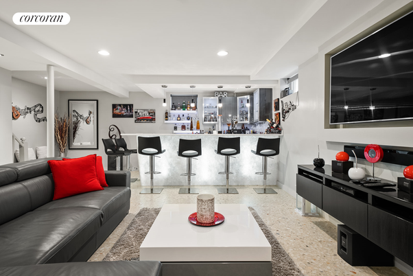 Interior, Living room, Recessed Lighting