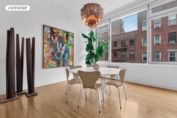 Dining room, Interior, Wood Texture Flooring
